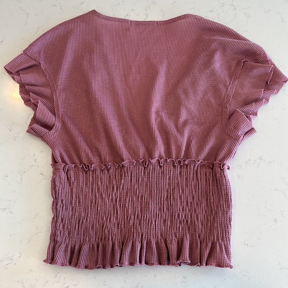 Altar’d State Pink Crop Top - Picture 2 of 3